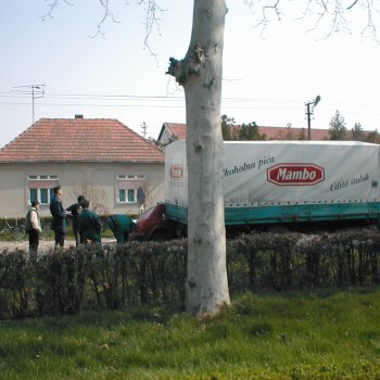 Szerencsétlenség  a központban