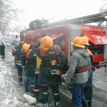 Tűzoltó Bemutató
