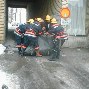 Tűzoltó Bemutató