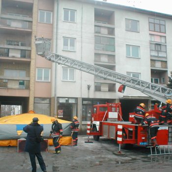 Tűzoltó Bemutató