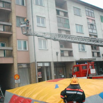 Tűzoltó Bemutató