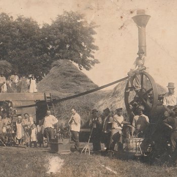 Cséplés Egykoron